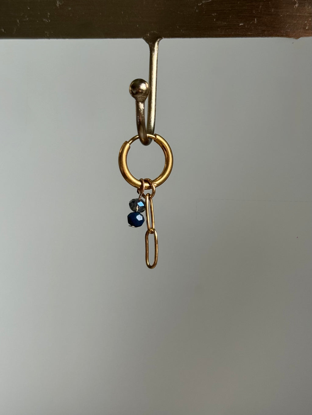 Boucles d’oreilles bleues