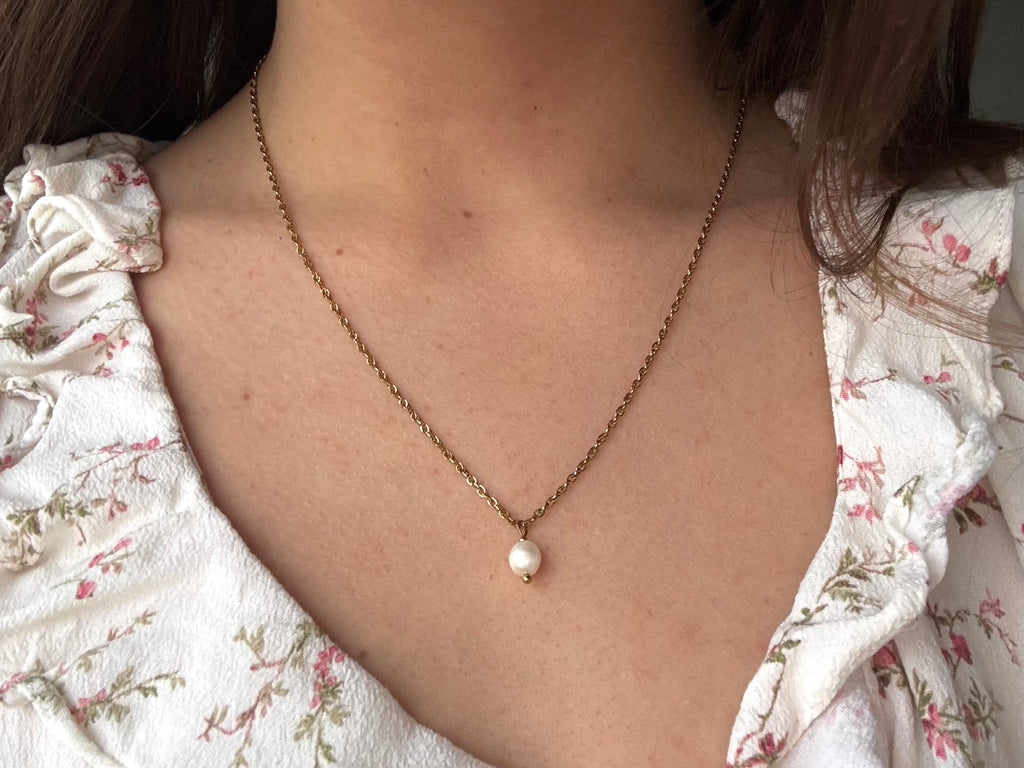 Collier perle d’eau douce