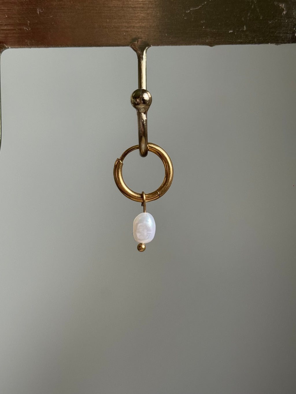 Boucles d’oreilles perle d’eau douce