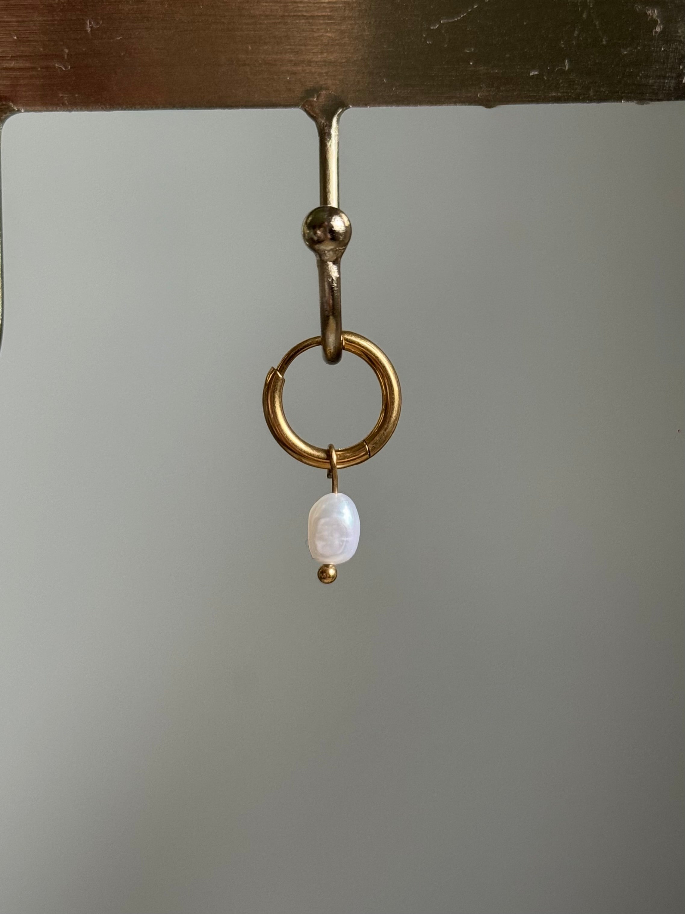 Boucles d’oreilles perle d’eau douce