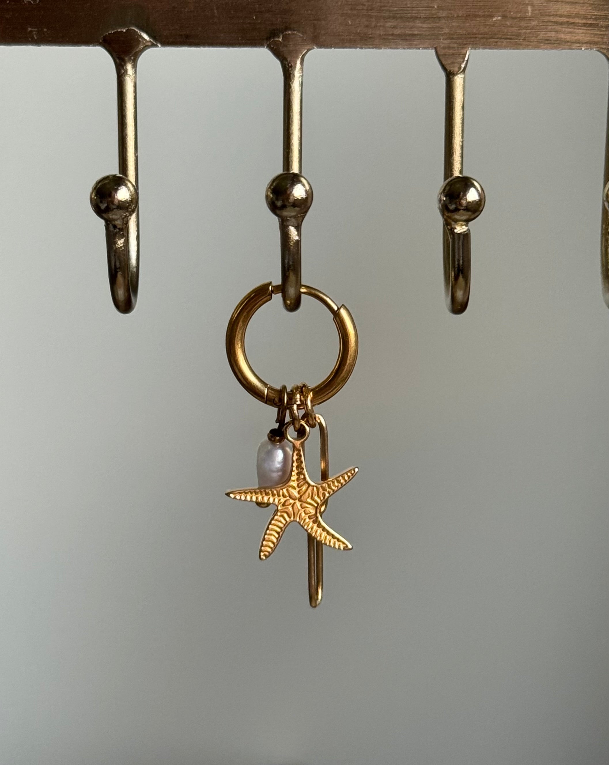 Boucles d’oreilles étoile de mer