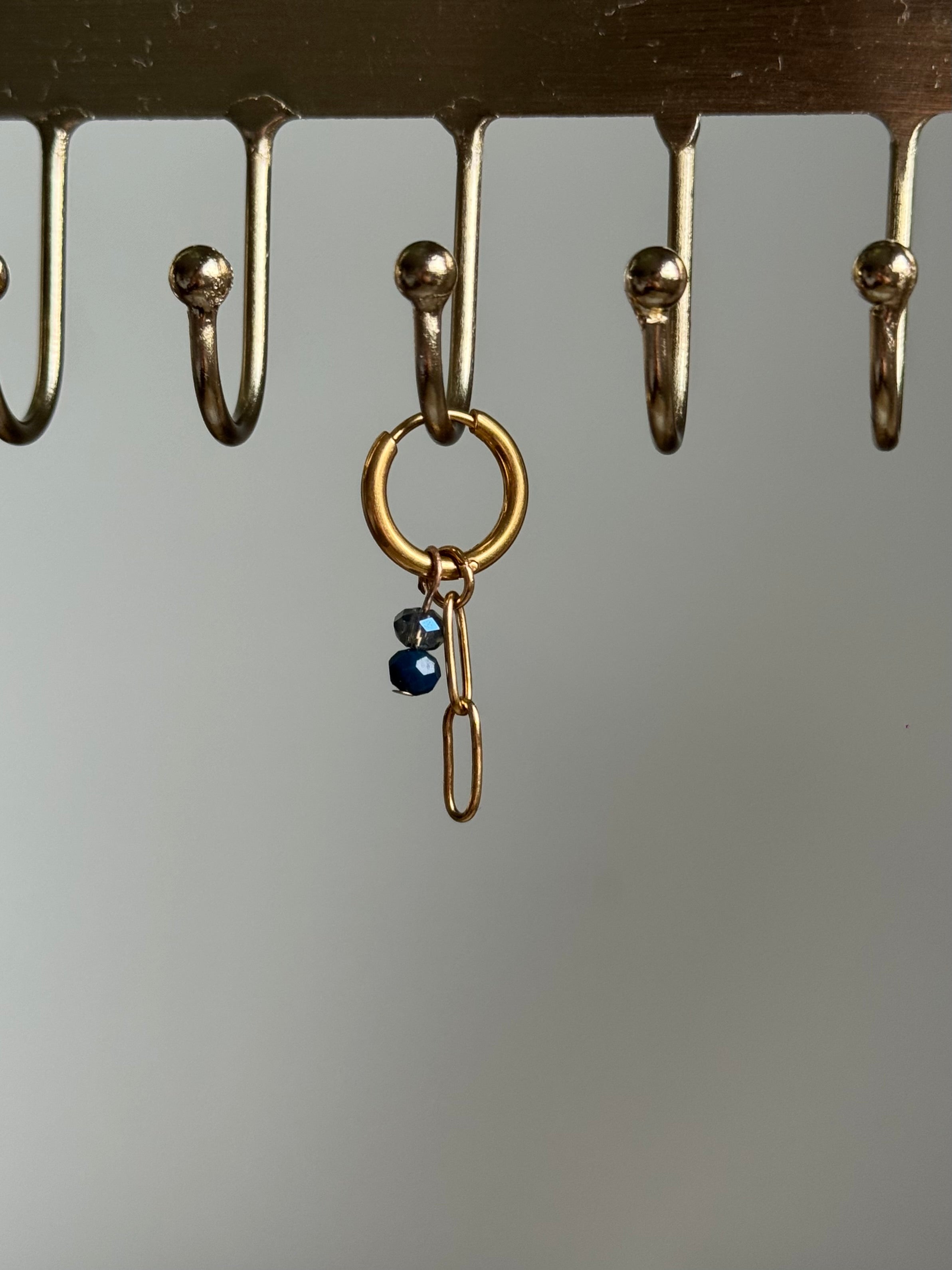 Boucles d’oreilles bleues