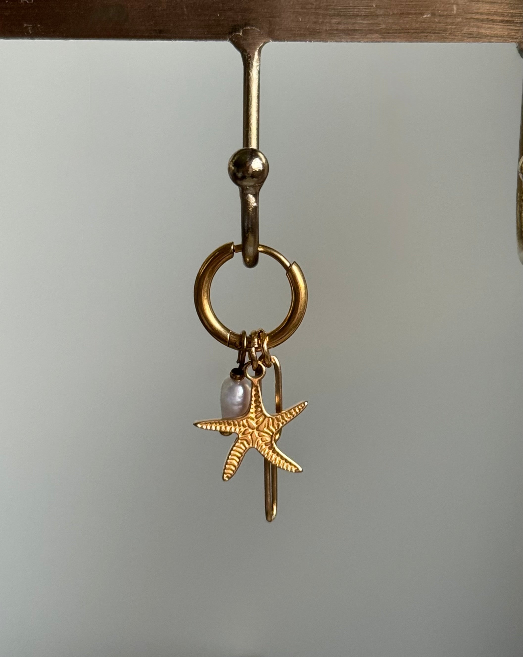 Boucles d’oreilles étoile de mer