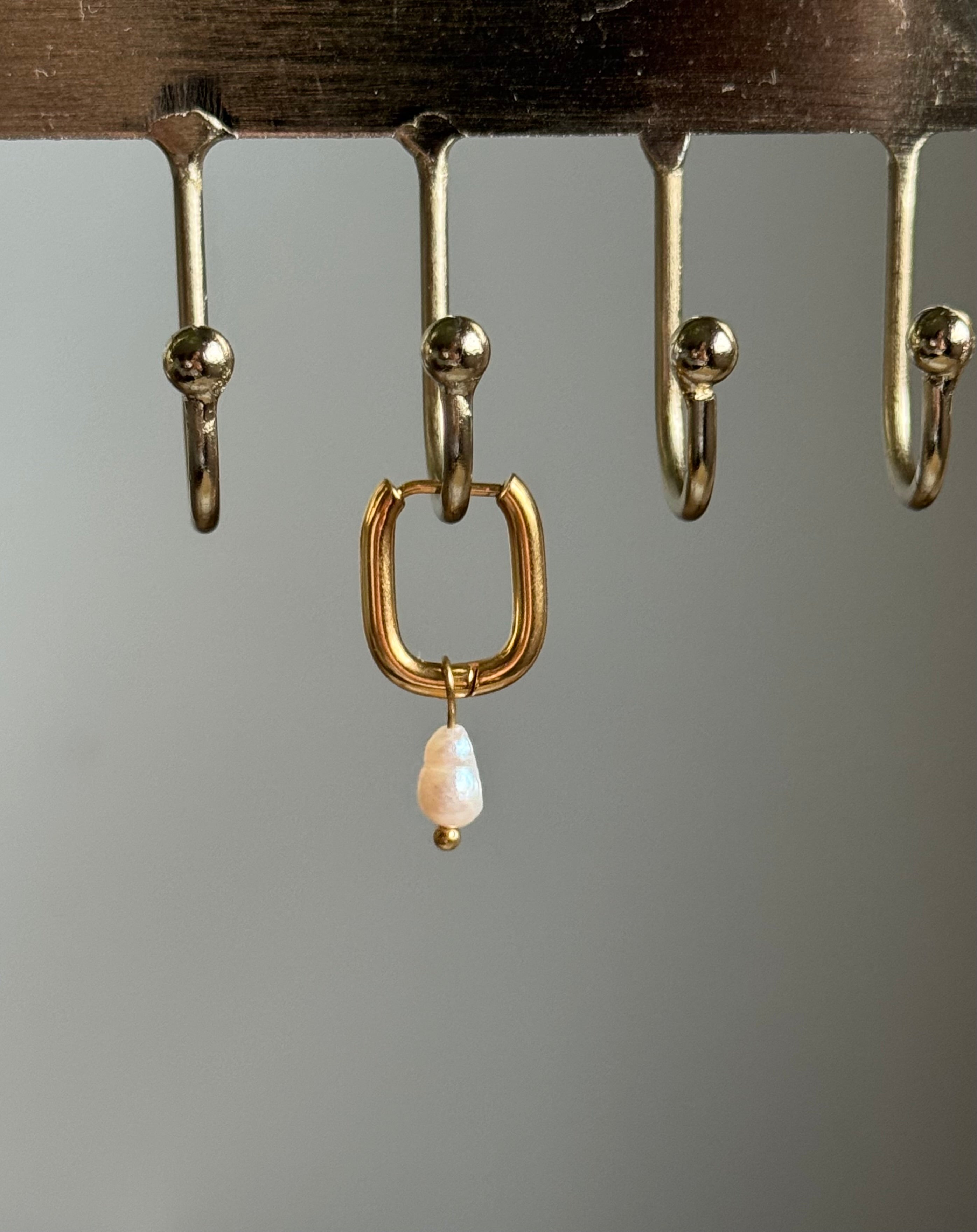 Boucles d’oreilles perle d’eau douce