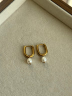 Boucles d’oreilles perle d’eau douce