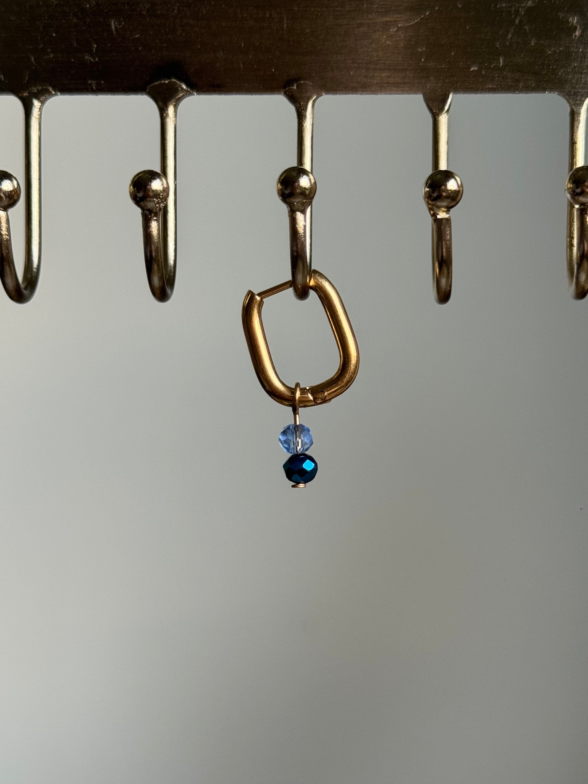 Boucles d'oreilles perles colorées