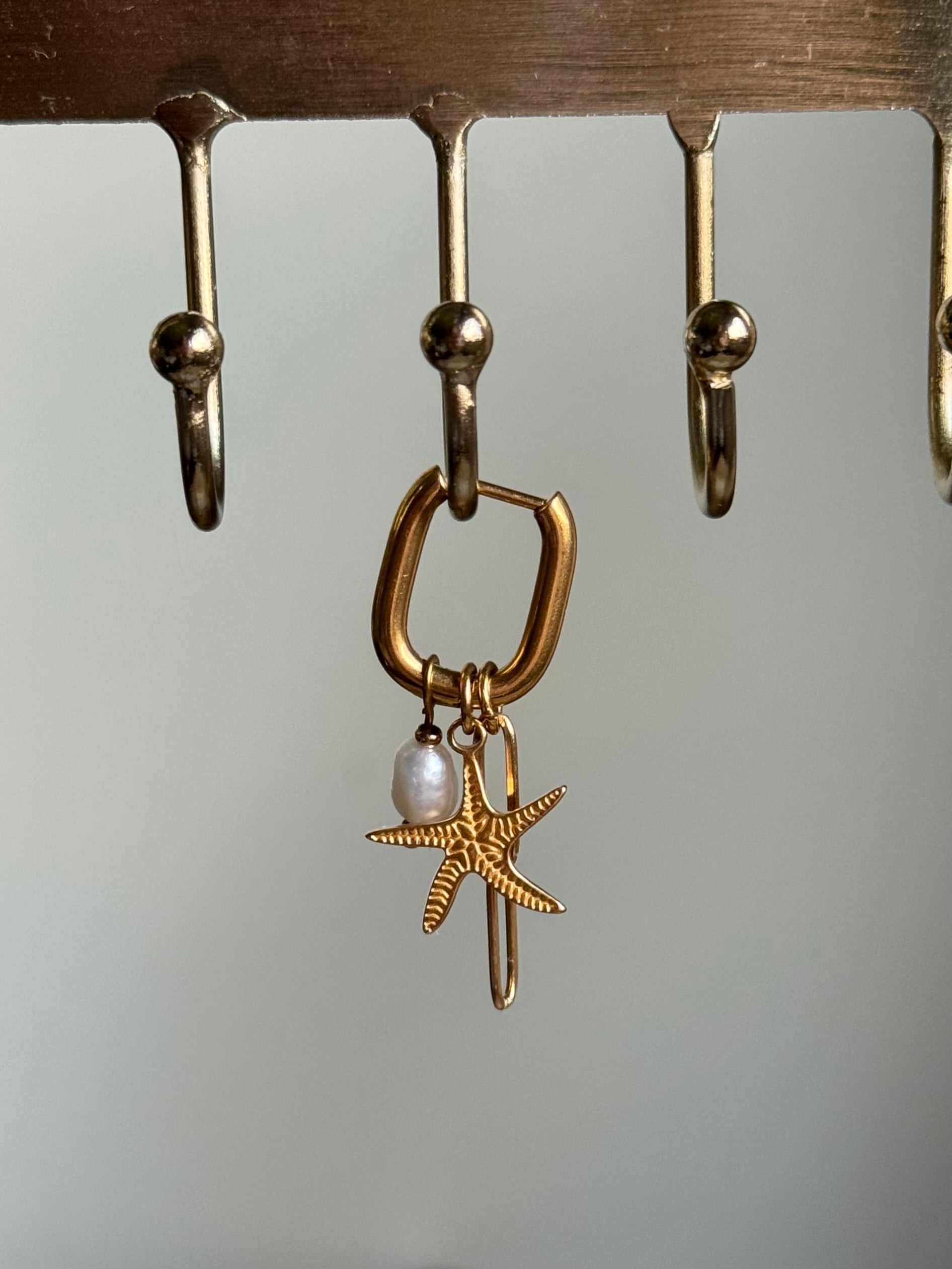 Boucles d’oreilles étoile de mer