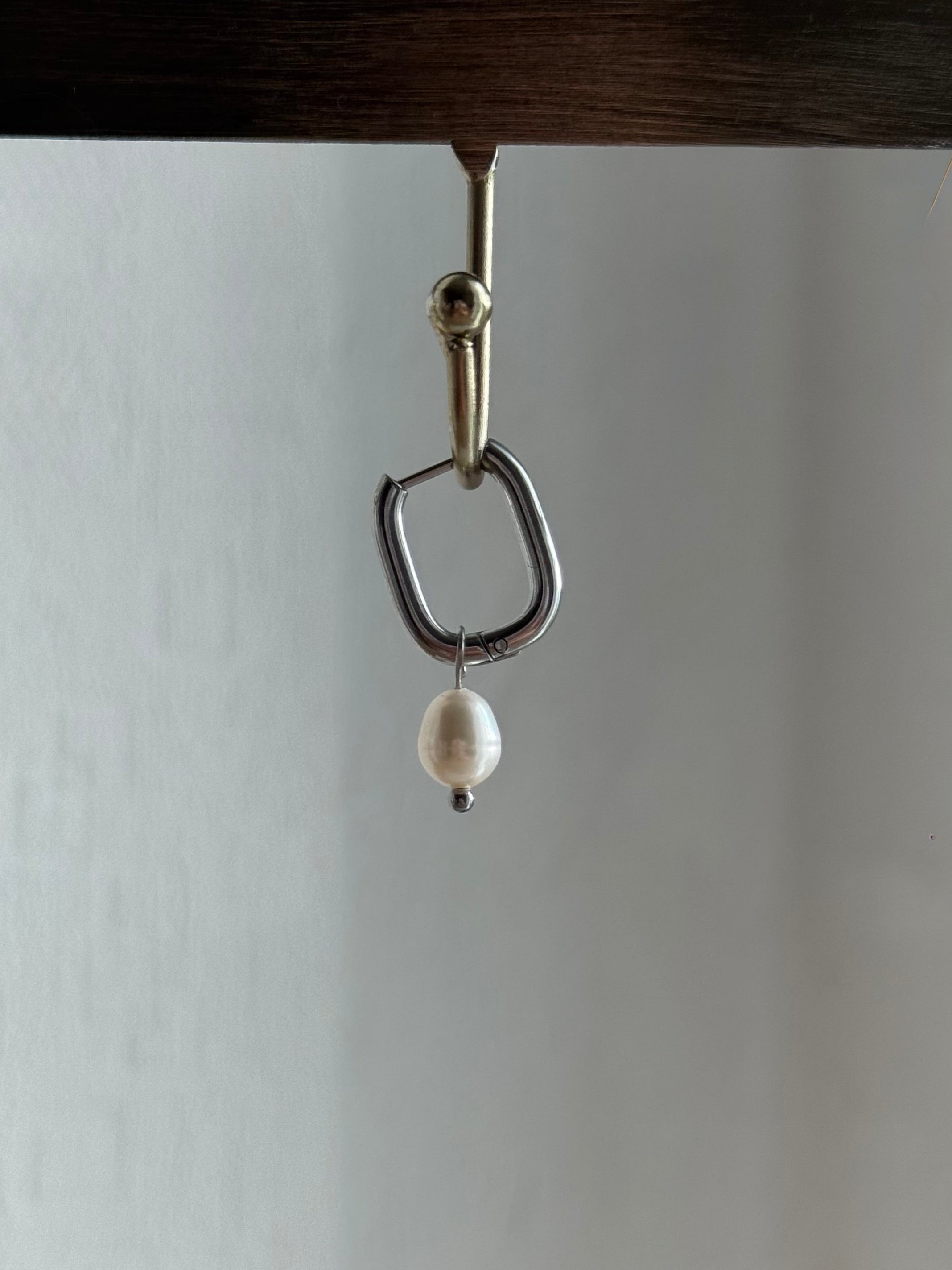 Boucles d’oreilles perle d’eau douce Silver