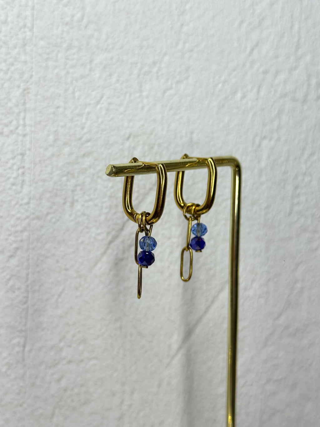 Boucles d’oreilles bleues