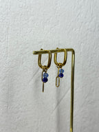 Boucles d’oreilles bleues