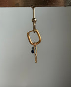 Boucles d’oreilles bleues
