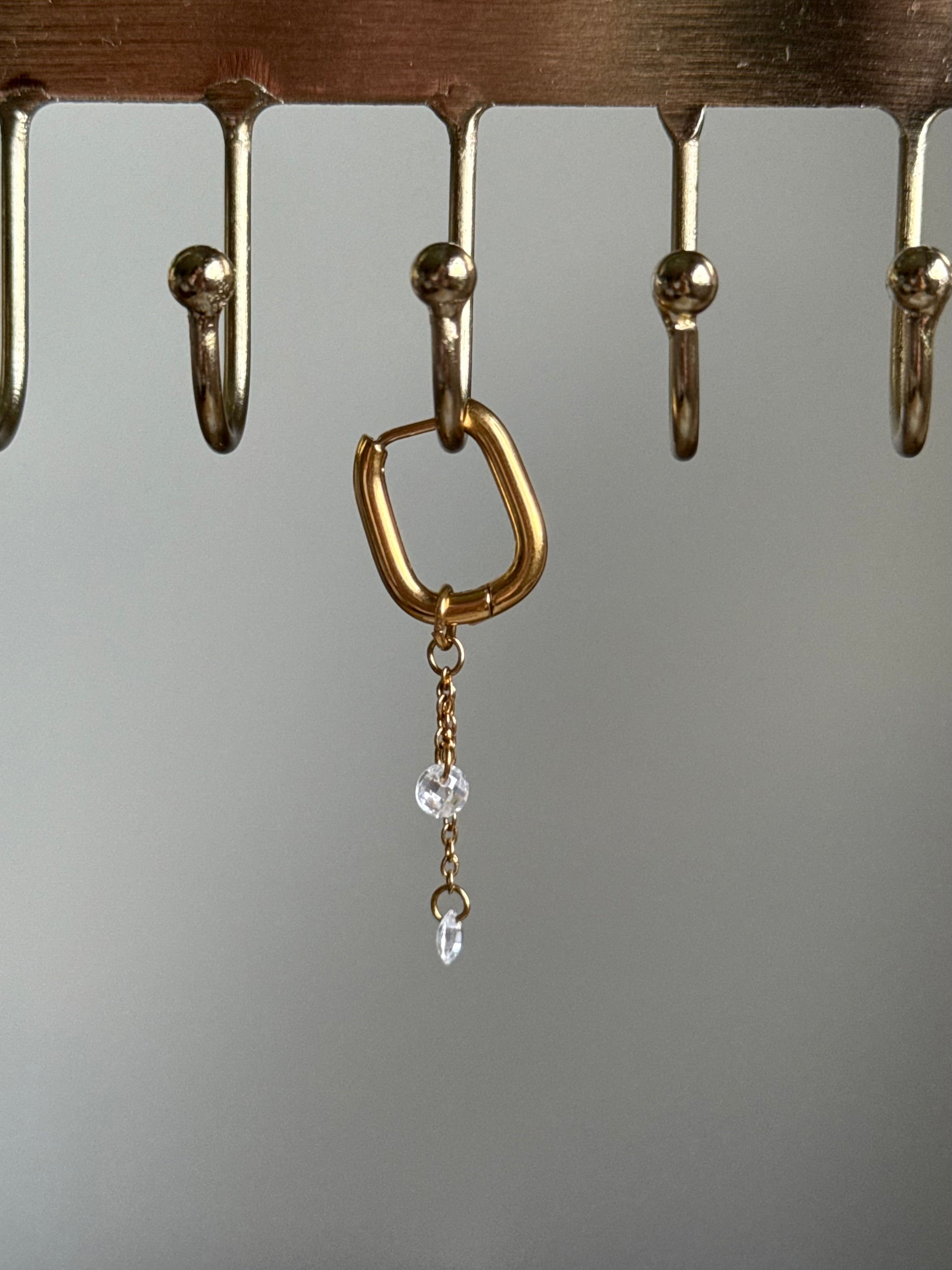 Boucles d’oreilles cristal