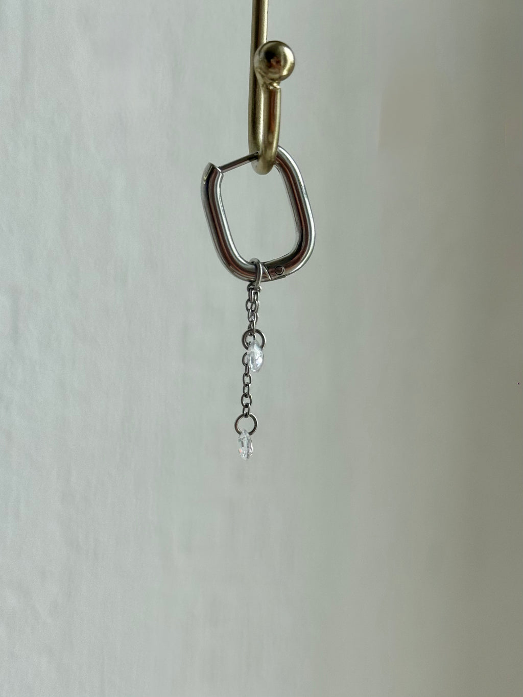 Boucles d’oreilles cristal Silver