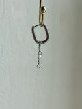 Boucles d’oreilles cristal Silver